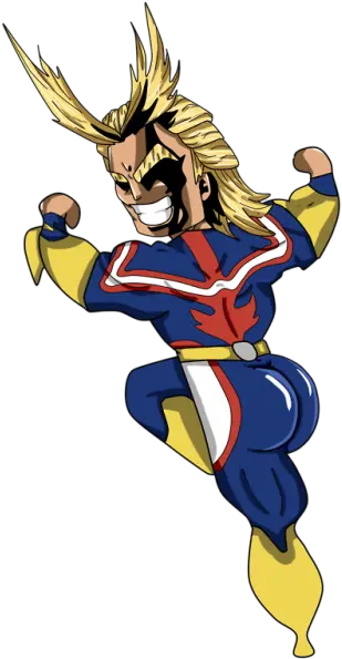 All Might Fanart Explore Tumblr Posts And Blogs Tumgir Cartoon Png All Might Png