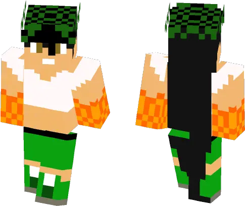 Gon Freecs Adult Form Minecraft Skin Gon Freecss Minecraft Skin Png Gon Png