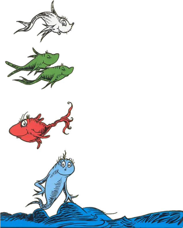 Library Of One Fish Two Dr Seuss Png Stock One Fish Two Fish Red Fish Blue Fish Dr Seuss Png