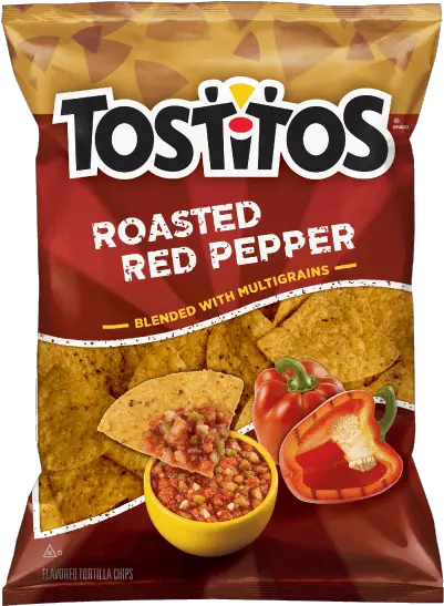 Tostitos Roasted Red Pepper Tostitos Roasted Red Pepper Chips Png Bell Pepper Png