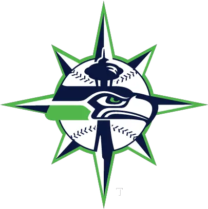 Pin Seattle Seahawks And Mariners Png Seahawk Logo Png
