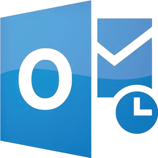 Web 2 Blue Outlook Icon Orange Outlook Icon Png Outlook Icon Png