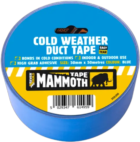 Everbuild Cold Weather Duct Tape 50mm X 50m Blue Wildlife Png Duck Tape Png