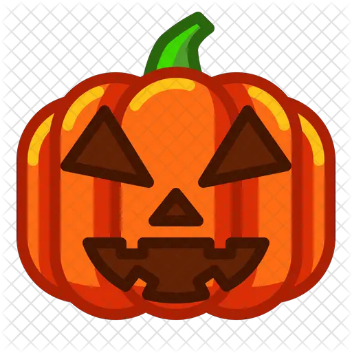 Pumpkin Emoji Icon Of Colored Outline Png Jackolantern