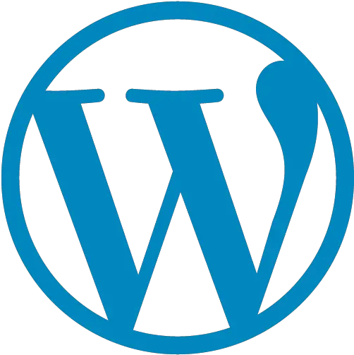 Wordpress Blue Logo Transparent Png Transparent Wordpress Logo Png Word Press Logo