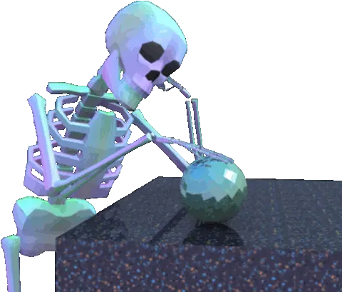 Skeleton Ball Sticker Skeleton Ball Roll Discover Aesthetic Skeleton Gif Png Skeleton Icon Tumblr