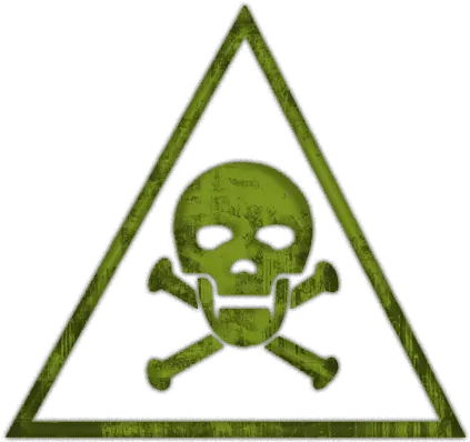 Warning Poison Icon 092843 Â Icons Etc Clipart Best Clipart Poison Warning Png Danger Icon