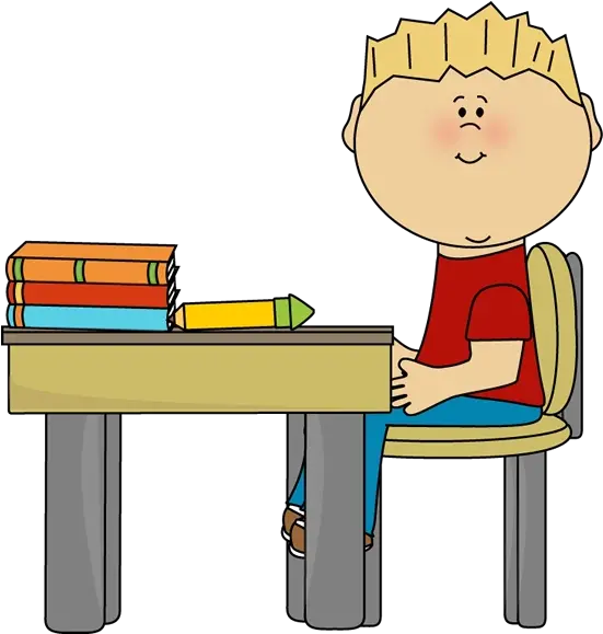 Download Free Png Kid Sitting In Chair Clipart School Desk Png