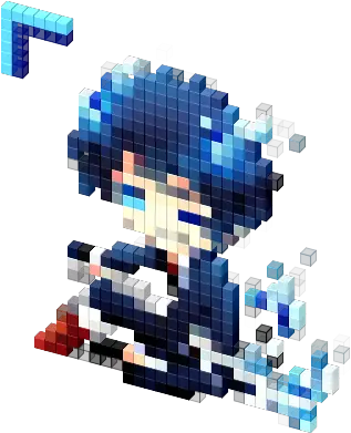 Rin Okumura Flames Cursor Png Icon