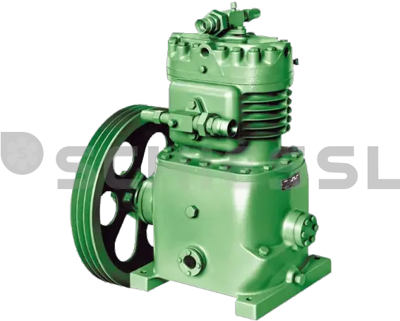 Bitzer Open Compressor Type Ivwy With Flywheel Refrigeration Open Type Compressor Png Open Type Icon