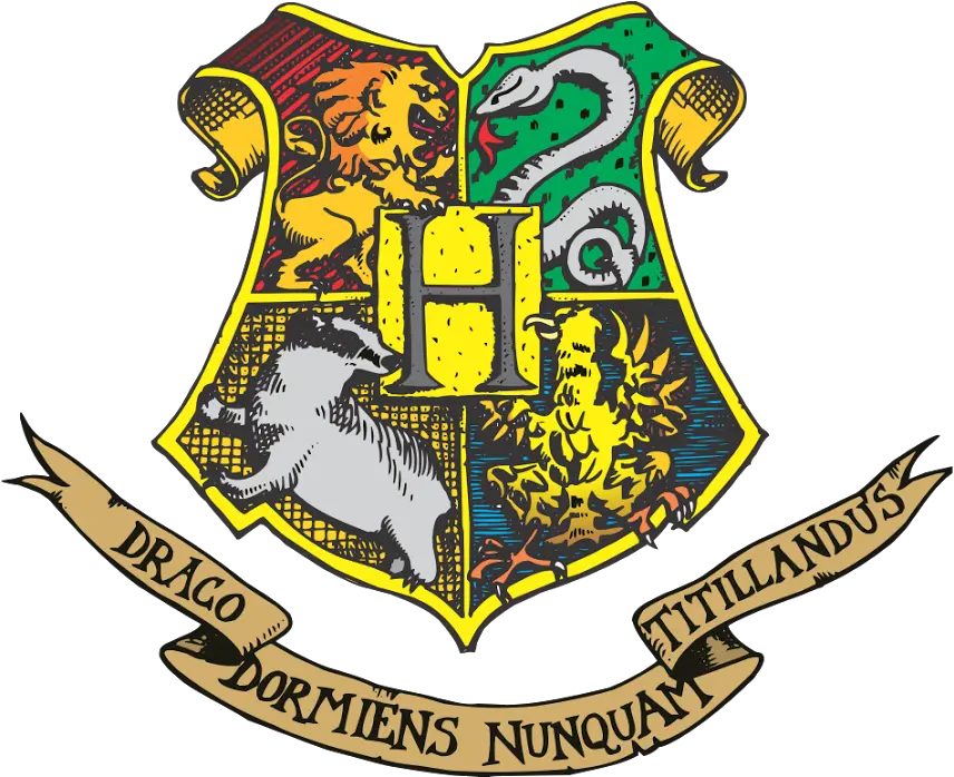 Clipart Shield Harry Potter Hogwarts Harry Potter Cartoon Png Hogwarts Transparent