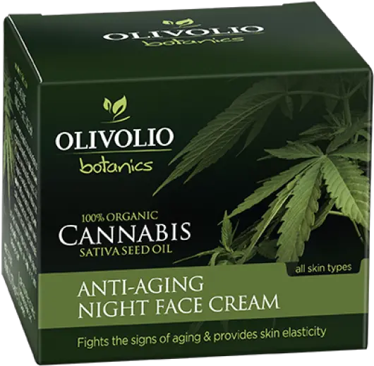 Olivolio Cannabis Oil Anti Aging Night Face Cream 50 Ml Fl Oz Png All Might Face Png