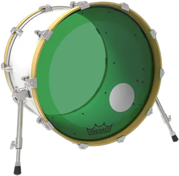 Remo Colortone P3 1318ctgnoh 18 Green Bass Head Whole Remo Powerstroke Bass Drum Head Png Bass Drum Png