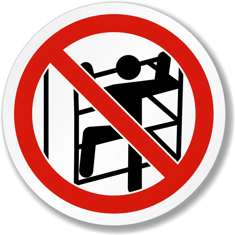 Free Prohibited Sign Transparent Do Not Climb Symbol Png Do Not Sign Png