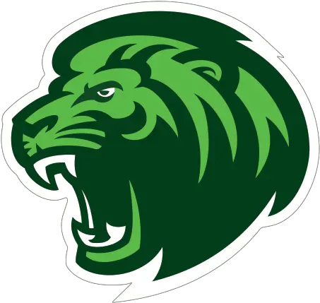 Printed Vinyl Green Angry Free Wild Lion Head Attack Mascot Lion Png Lion Png Logo