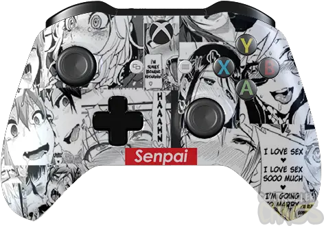 Ahegao Anime Xbox One Controller Png Ahegao Face Transparent