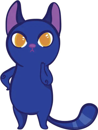 Blue Cat Stickers Wastickerapps For Whatsapp Apk 102 Dot Png Sailor Moon Icon Pack