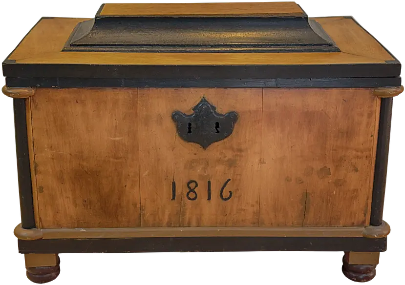 Chest Wood Iron Coin End Table Png Chest Png