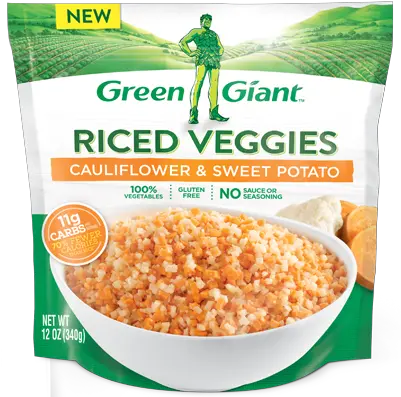 Product1030ggricedveggiescauliflowersweetpotatopng Riced Cauliflower And Broccoli Potato Png Transparent