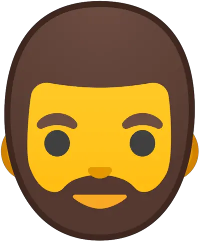 Beard Emoji Android Bearded Emoji Png Mustache Icon Copy And Paste