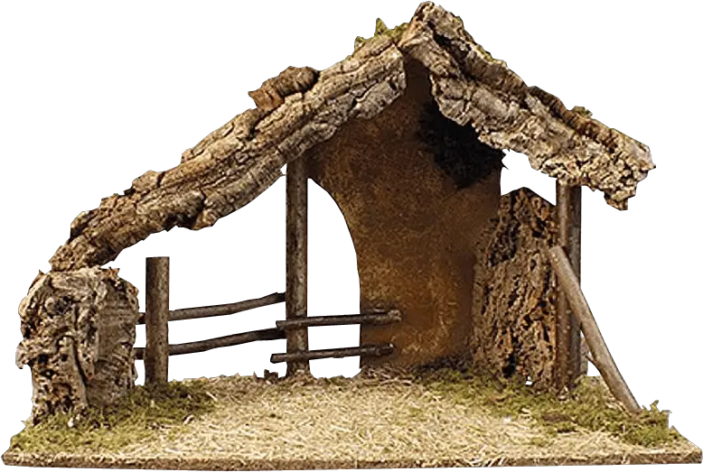 Wooden Nativity Stable Transparent Nativity Stable Png Nativity Png