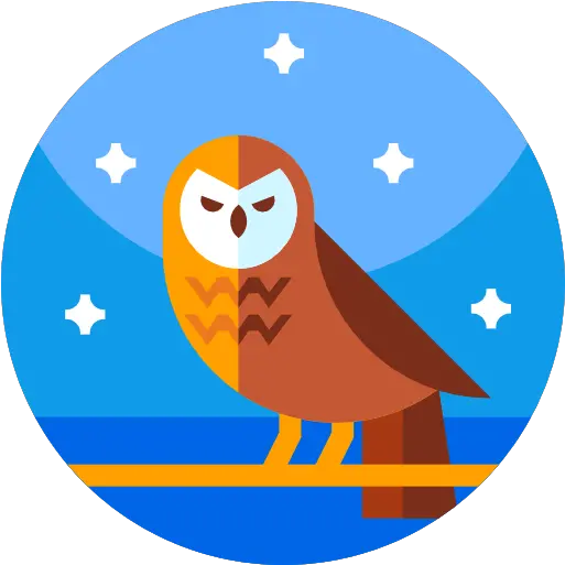 Free Icon Owl Crow Icon Png Night Owl Icon