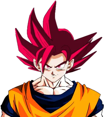 Super Saiyan God Hair Png 5 Image Dragon Ball Z Goku Face Goku Hair Png