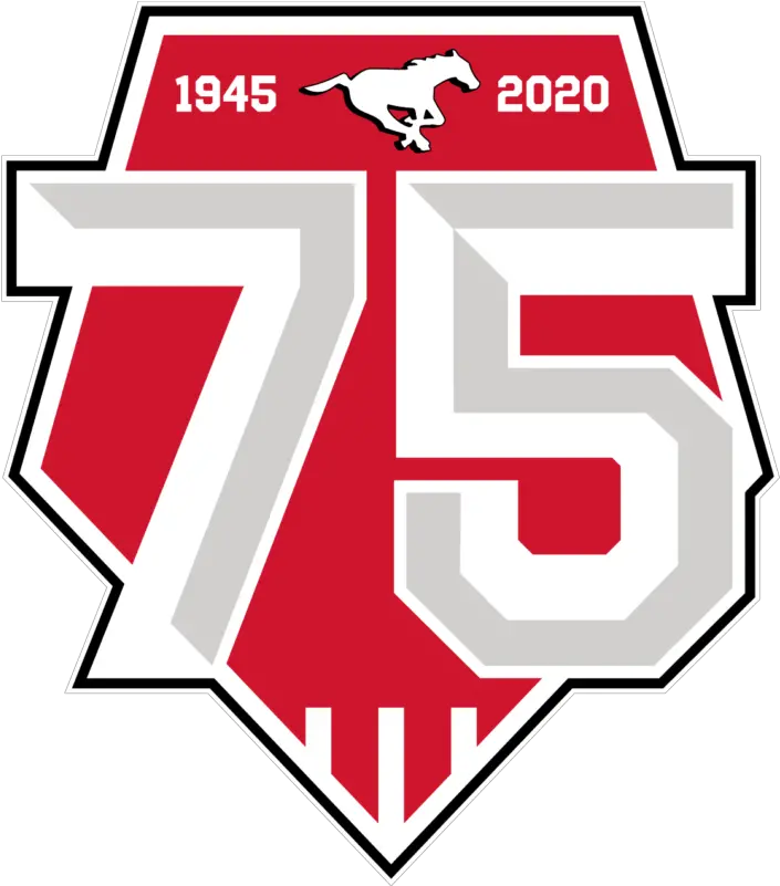 Stampeders Celebrating 75th Calgary Stampeders 2020 Png American Football Logo