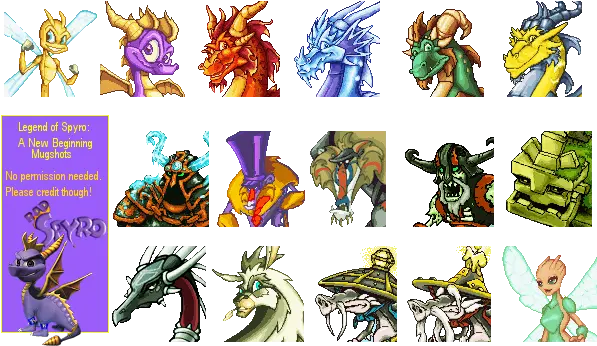 Game Boy Advance The Legend Of Spyro A New Beginning Legend Of Spyro A New Beginning Characters Png Gameboy Advance Icon