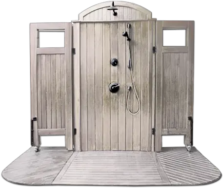 Outdoor Shower Cabana The Outdoor Shower Door Png Shower Png