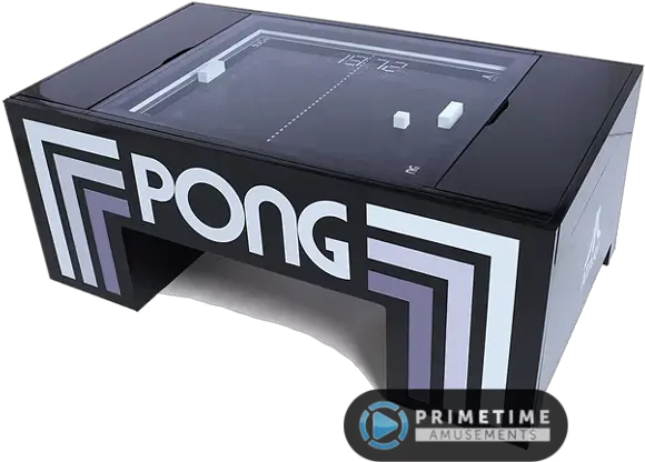 Atari Pong Coffee Table Primetime Amusements Box Png Atari Logo Png