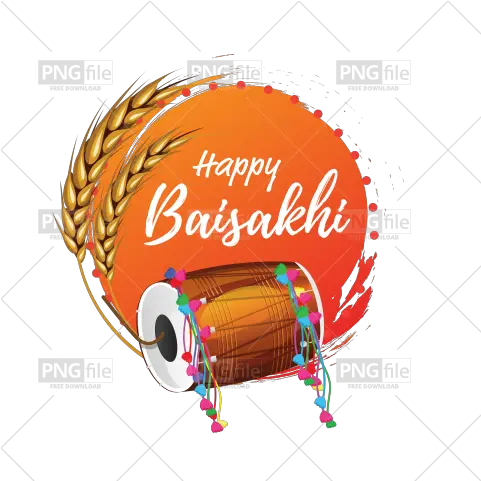 Happy Baisakhi Festival Wishing Background Png Photo 692 Baisakhi Png Thanksgiving Background Png