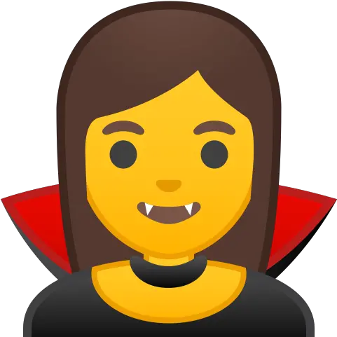 Woman Vampire Icon Noto Emoji People Stories Iconset Google Vampire Emoji Png Vampire Png