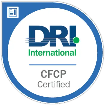 Cfcp Certification Dri International Certified Business Continuity Professional Png Business Continuity Icon