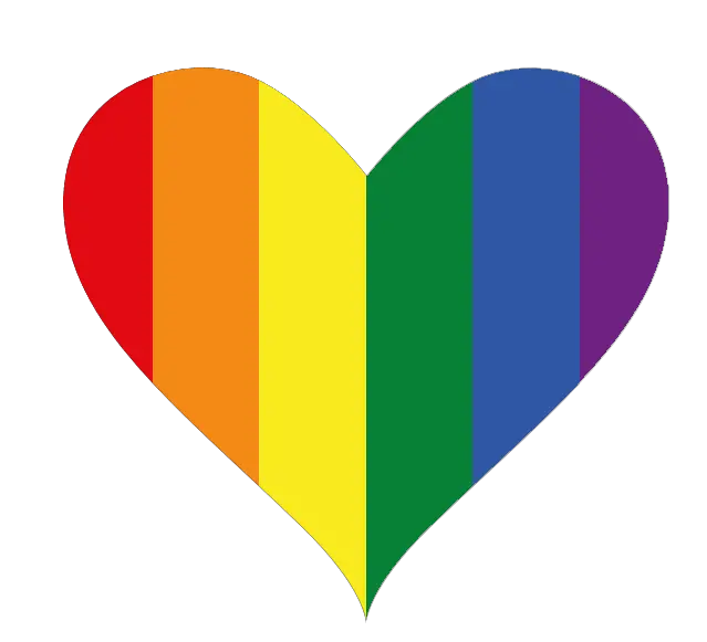 Graphic Design Rainbow Heart Lgbt Logo Png 639x581 Transparent Transparent Background Pride Heart Heart Logo Png