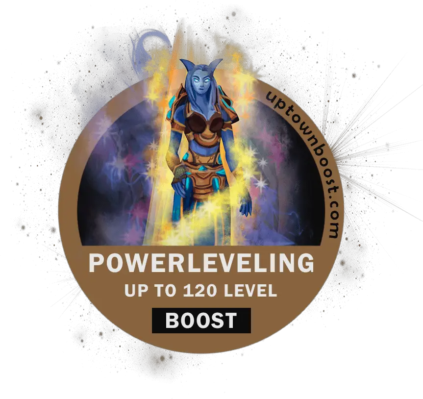 Power Leveling Up To 120 Level Boost Poster Png Battle For Azeroth Logo