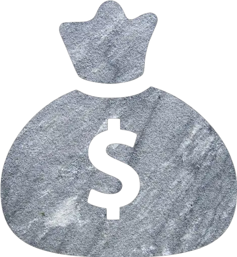 Gray Sandstone Money Bag Icon Free Gray Sandstone Money Icono Dinero Negro Png Money Bags Icon