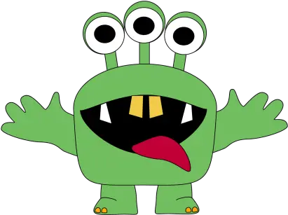 Free Cartoon Monster Png Download Clip Art Three Eyed Monster Monster Transparent Background