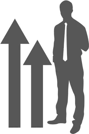 Businessman Standing Growing Graph Icon Business Man Standing Icon Png Business Man Icon Png