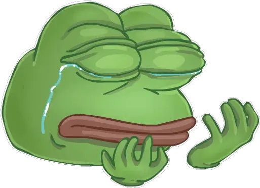 Download Sad Pepe Png Clipart 45796 Free Icons And Png Pepe Twitch Emotes Pepe The Frog Transparent Background