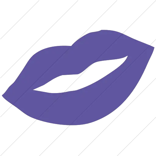 Iconsetc Simple Purple Classica Smiley Lips Icon Language Png Lip Icon