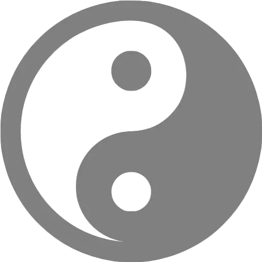 Gray Yin Yang Icon Yin Yang Grey Icon Png Yin Yang Symbol Png