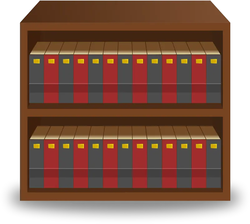 Clipart Bookcase Png Bookshelf Png