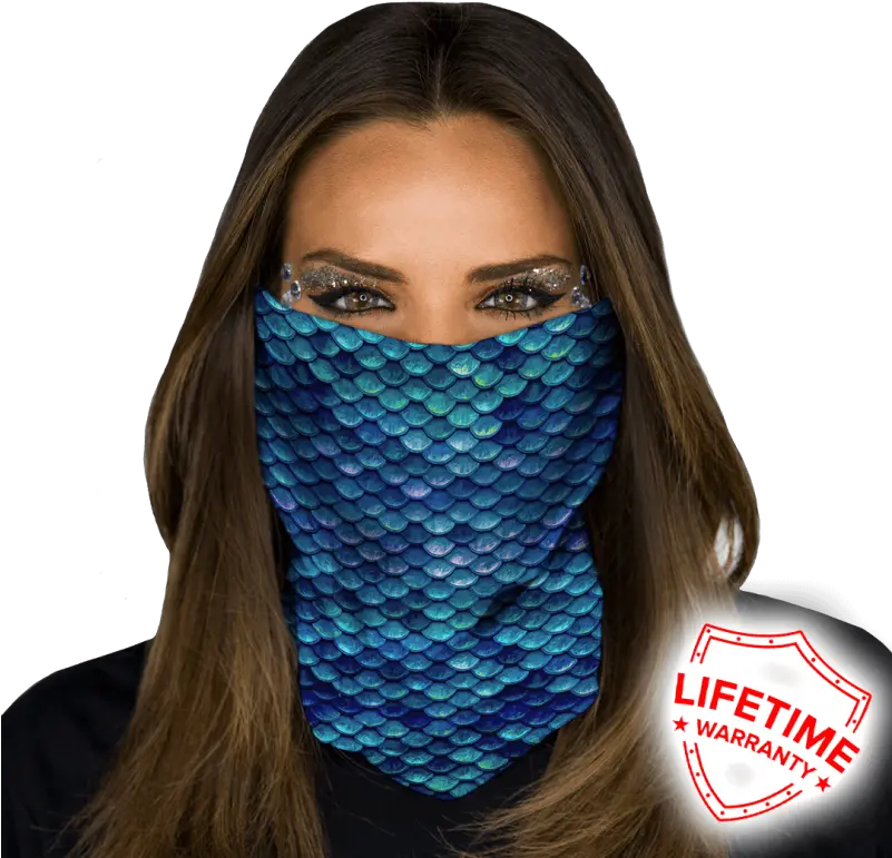 Wear Face Shield As 0005 Headband Girl Png Mermaid Scales Png