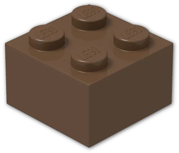 Lego Color Brown Brown Lego Brick Png Lego Block Png