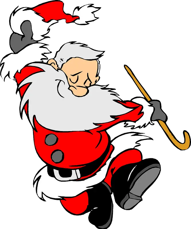 Free Photo Happy Santa Clause Christmas Clip Art Holiday Dancing Santa Cartoon Png Santa Clause Png