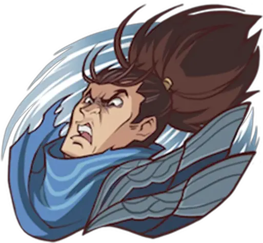 Telegram Sticker From League Of Legends Pack League Of Legends Yasuo Sticker Png League Of Legends Icon Emote