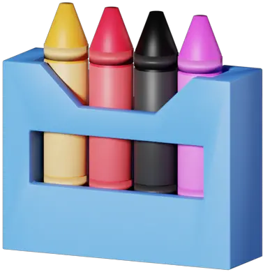 Crayons 3d Illustrations Designs Images Vectors Hd Graphics Girly Png Crayons Icon