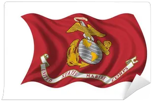Wall Mural Us Marine Corps Flag Pixersus Marine Corps Flag Flying Png Marine Corp Icon