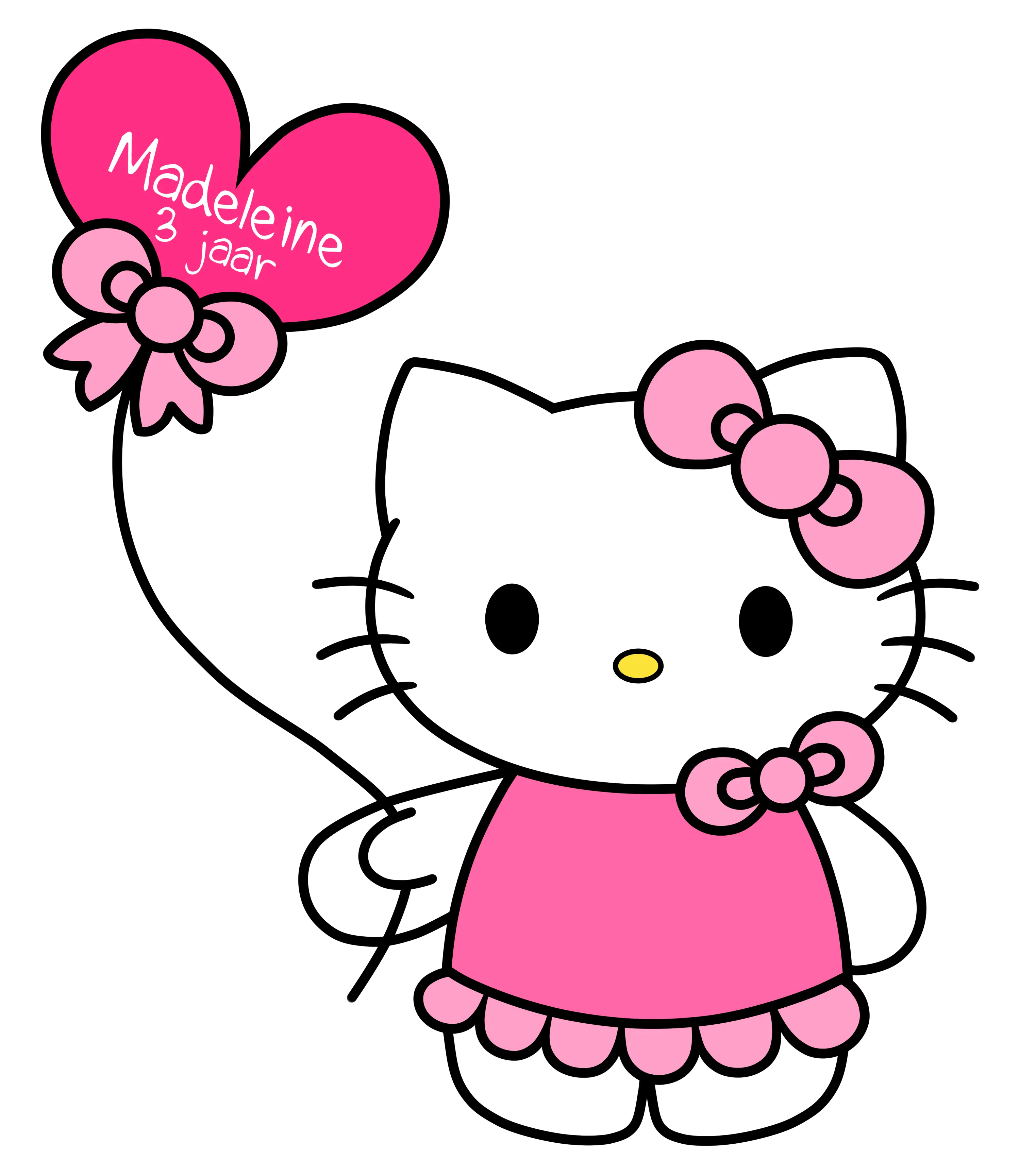 Hello Kitty Cumpleaños Png Servilleteros